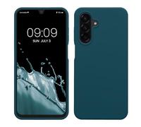 kwmobile Carcasa Compatible con Samsung Galaxy A26 5G Funda - Case TPU y Silicona antigolpes - Apto Carga inalámbrica - petróleo Mate