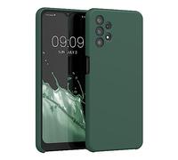 kwmobile Carcasa Compatible con Samsung Galaxy A32 5G Funda - Case TPU y Silicona antigolpes - Apto Carga inalámbrica - Verde Bosque