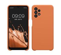 kwmobile Carcasa Compatible con Samsung Galaxy A32 5G Funda - Case TPU y Silicona antigolpes - Apto Carga inalámbrica - Albaricoque cálido