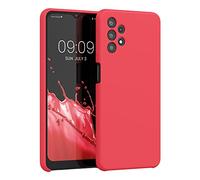 kwmobile Carcasa Compatible con Samsung Galaxy A32 5G Funda - Case TPU y Silicona antigolpes - Apto Carga inalámbrica - Amazing Pink
