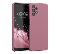kwmobile Carcasa Compatible con Samsung Galaxy A32 5G Funda - Case TPU y Silicona antigolpes - Apto Carga inalámbrica - Rosa Oscuro