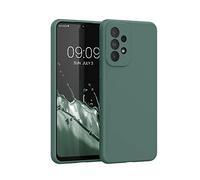 kwmobile Carcasa Compatible con Samsung Galaxy A33 5G Funda - Case TPU y Silicona antigolpes - Apto Carga inalámbrica - Azul Verdoso