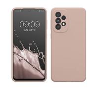 kwmobile Carcasa Compatible con Samsung Galaxy A33 5G Funda - Case TPU y Silicona antigolpes - Apto Carga inalámbrica - Rosa Palo Mate