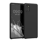 kwmobile Carcasa Compatible con Samsung Galaxy A41 Funda - Case TPU y Silicona antigolpes - Apto Carga inalámbrica - Negro