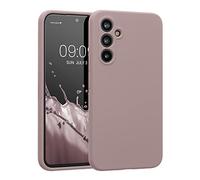 kwmobile Carcasa Compatible con Samsung Galaxy A54 5G Funda - Case TPU y Silicona con Interior de Microfibra - Suave Protector antigolpes para móvil - Lila Color Carne