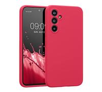 kwmobile Carcasa Compatible con Samsung Galaxy A54 5G Funda - Case TPU y Silicona con Interior de Microfibra - Suave Protector antigolpes para móvil - Amazing Pink