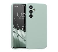 kwmobile Carcasa Compatible con Samsung Galaxy A54 5G Funda - Case TPU y Silicona con Interior de Microfibra - Suave Protector antigolpes para móvil - Menta Cool