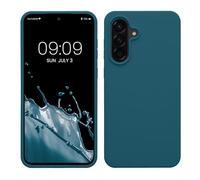 kwmobile Carcasa Compatible con Samsung Galaxy A56 5G Funda - Case TPU y Silicona antigolpes - Apto Carga inalámbrica - petróleo Mate