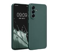 kwmobile Carcasa Compatible con Samsung Galaxy A56 5G Funda - Funda Ultrafina de TPU con Bordes elevados - petróleo Metalizado