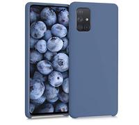 kwmobile Carcasa Compatible con Samsung Galaxy A71 Funda - Case TPU y Silicona antigolpes - Apto Carga inalámbrica - Lila Claro