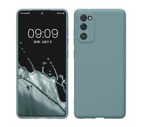 kwmobile Carcasa Compatible con Samsung Galaxy S20 FE Funda - con Bordes elevados - Apto Carga inalámbrica - Noche ártica Mate