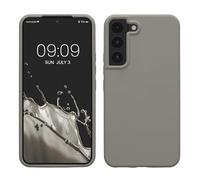 kwmobile Carcasa Compatible con Samsung Galaxy S22 Funda - Case TPU y Silicona antigolpes - Apto Carga inalámbrica - Polvo de Piedra
