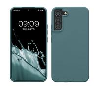 kwmobile Carcasa Compatible con Samsung Galaxy S22 Plus Funda - Case TPU y Silicona antigolpes - Apto Carga inalámbrica - Noche ártica