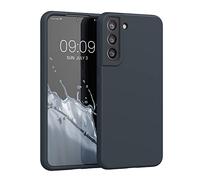 kwmobile Carcasa Compatible con Samsung Galaxy S22 Plus Funda - Case TPU y Silicona antigolpes - Apto Carga inalámbrica - Azul turquí