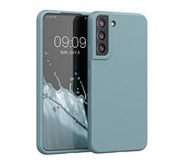 kwmobile Carcasa Compatible con Samsung Galaxy S22 Plus Funda - Case TPU y Silicona antigolpes - Apto Carga inalámbrica - Piedra Antigua