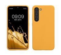 kwmobile Carcasa Compatible con Samsung Galaxy S23 Funda - Case TPU y Silicona antigolpes - Apto Carga inalámbrica - Mango
