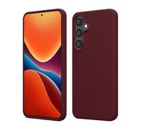 kwmobile Carcasa Compatible con Samsung Galaxy S24 FE Funda - Case TPU y Silicona antigolpes - Apto Carga inalámbrica - Violeta Burdeos