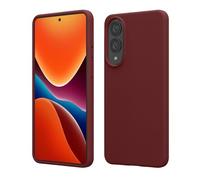 kwmobile Carcasa Compatible con Samsung Galaxy S25 Edge Funda - Case TPU y Silicona antigolpes - Apto Carga inalámbrica - Violeta Burdeos