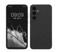 kwmobile Carcasa Compatible con Samsung Galaxy S25 FE Funda - Case TPU y Silicona antigolpes - Apto Carga inalámbrica - Gris Oscuro
