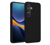 kwmobile Carcasa Compatible con Samsung Galaxy S25 Funda - Case TPU y Silicona antigolpes - Apto Carga inalámbrica - Negro