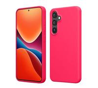 kwmobile Carcasa Compatible con Samsung Galaxy S25 Plus Funda - Case TPU y Silicona antigolpes - Apto Carga inalámbrica - Rosa neón