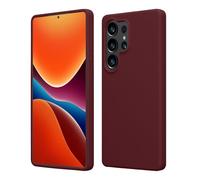 kwmobile Carcasa Compatible con Samsung Galaxy S25 Ultra Funda - Case TPU y Silicona antigolpes - Apto Carga inalámbrica - Violeta Burdeos