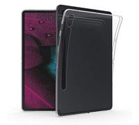 kwmobile Carcasa Compatible con Samsung Galaxy Tab S8 / Galaxy Tab S7 Funda - Ultrafina y Flexible de plástico TPU - Puertos y Botones accesibles - Transparente