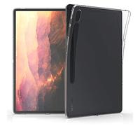kwmobile Carcasa Compatible con Samsung Galaxy Tab S8+ Plus/Galaxy Tab S7+ Plus Funda - Ultrafina y Flexible de plástico TPU - Puertos y Botones accesibles - Transparente