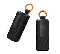 kwmobile Carcasa Compatible con Skullcandy Dime EVO Funda - Funda de Silicona antigolpes con mosquetón - Negro