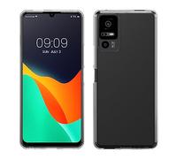 kwmobile Carcasa Compatible con TCL 40 XL - Funda de Silicona para móvil - Cover Trasero en Transparente