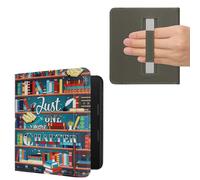 kwmobile Carcasa Compatible con Tolino Epos 3 Funda - Funda e-Book con Solapa y Correa de Mano - Solo un capítulo más