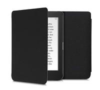 kwmobile Carcasa Compatible con Tolino Page 2 Funda - Funda con Tapa y Cierre magnético de Cuero sintético - Negro