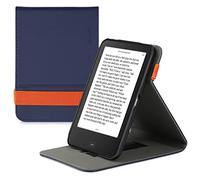 kwmobile Carcasa Compatible con Tolino Shine 2 HD - Funda con Tapa y Soporte - Case Flip de