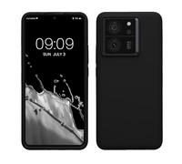 kwmobile Carcasa Compatible con Xiaomi 13T / 13T Pro Funda - Case TPU y Silicona antigolpes - Apto Carga inalámbrica - Negro