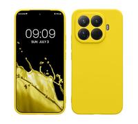 kwmobile Carcasa Compatible con Xiaomi 15T Pro Funda - con Bordes elevados - Apto Carga inalámbrica - Amarillo chillón Mate