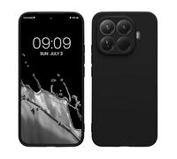 kwmobile Carcasa Compatible con Xiaomi 15T Pro Funda - con Bordes elevados - Apto Carga inalámbrica - Negro Mate Mate