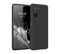 kwmobile Carcasa Compatible con Xiaomi Mi 11i Funda - con Bordes elevados - Apto Carga inalámbrica - Negro Mate Mate