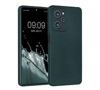 kwmobile Carcasa Compatible con Xiaomi Poco X5 Pro 5G Funda - Funda Ultrafina de TPU con Bordes elevados - petróleo Metalizado