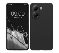 kwmobile Carcasa Compatible con Xiaomi Poco X7 Pro 5G Funda - con Bordes elevados - Apto Carga inalámbrica - Negro Mate Mate
