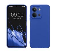 kwmobile Carcasa Compatible con Xiaomi Redmi 15C / Poco C85 Funda - con Bordes elevados - Apto Carga inalámbrica - Azul báltico Mate