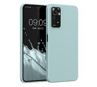 kwmobile Carcasa Compatible con Xiaomi Redmi Note 11 Pro/Note 11 Pro (5G) / Note 12 Pro (4G) Funda - Case TPU y Silicona antigolpes - Apto Carga inalámbrica - Menta Cool