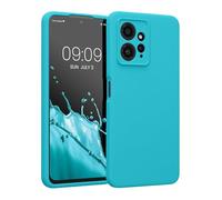 kwmobile Carcasa Compatible con Xiaomi Redmi Note 12 (4G) Funda - Case TPU y Silicona con Interior de Microfibra - Suave Protector antigolpes para móvil - Glaciar Cool