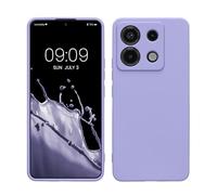 kwmobile Carcasa Compatible con Xiaomi Redmi Note 13 Pro 5G / Poco X6 5G Funda - con Bordes elevados - Apto Carga inalámbrica - Lila Mate