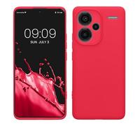 kwmobile Carcasa Compatible con Xiaomi Redmi Note 13 Pro+ 5G / Redmi Note 13 Pro Plus 5G Funda - con Bordes elevados - Apto Carga inalámbrica - Rosa neón Mate