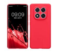 kwmobile Carcasa Compatible con Xiaomi Redmi Note 14 Pro 5G / Poco X7 Funda - con Bordes elevados - Apto Carga inalámbrica - Rosa neón Mate