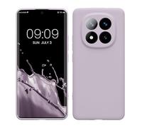 kwmobile Carcasa Compatible con Xiaomi Redmi Note 14 Pro+ 5G / Redmi Note 14 Pro Plus 5G Funda - con Bordes elevados - Apto Carga inalámbrica - Lila Mate