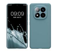 kwmobile Carcasa Compatible con Xiaomi Redmi Note 14 Pro+ 5G / Redmi Note 14 Pro Plus 5G Funda - con Bordes elevados - Apto Carga inalámbrica - Piedra Antigua Mate