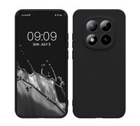 kwmobile Carcasa Compatible con Xiaomi Redmi Note 15 Pro 5G Funda - con Bordes elevados - Apto Carga inalámbrica - Negro Mate Mate