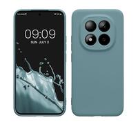 kwmobile Carcasa Compatible con Xiaomi Redmi Note 15 Pro+ 5G / Poco M8 Pro 5G Funda - con Bordes elevados - Apto Carga inalámbrica - Piedra Antigua Mate