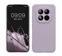 kwmobile Carcasa Compatible con Xiaomi Redmi Note 15 Pro+ 5G / Poco M8 Pro 5G Funda - con Bordes elevados - Apto Carga inalámbrica - Lila Mate